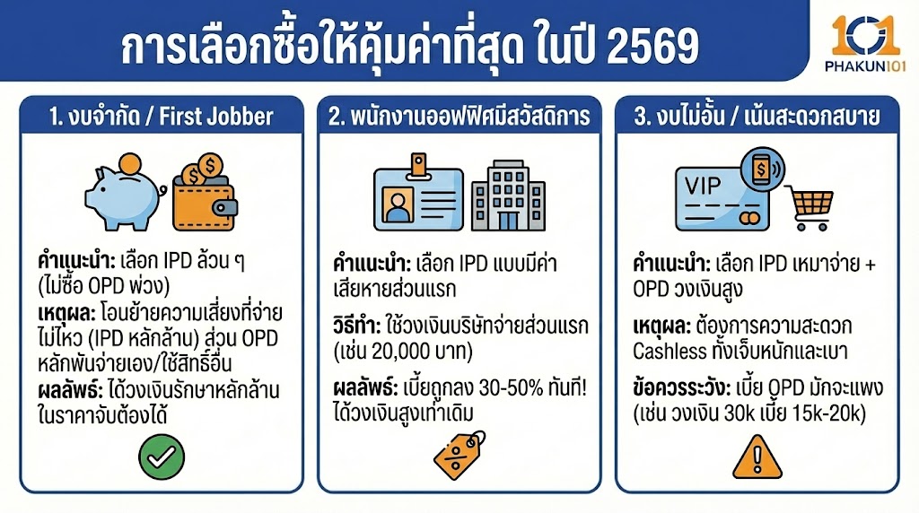 การเลือกซื้อให้คุ้มค่าที่สุด