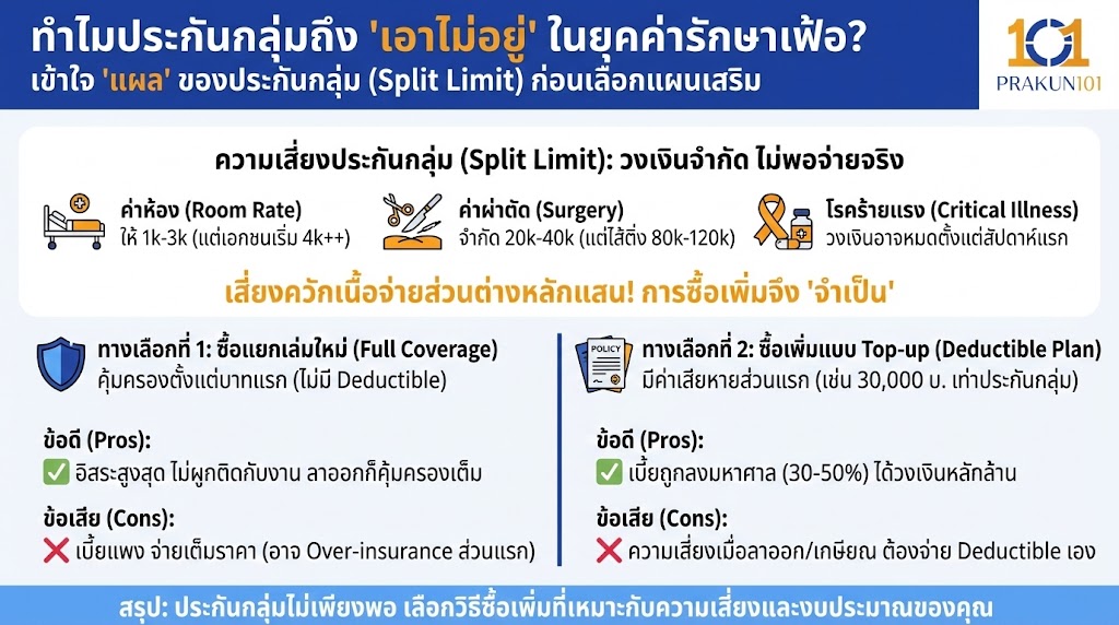 ทำไมประกันกลุ่มถึง "เอาไม่อยู่" ในยุคค่ารักษาเฟ้อ?